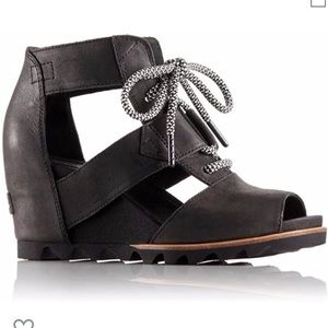 Sorel Joanie Wedge Lace-up Sandals